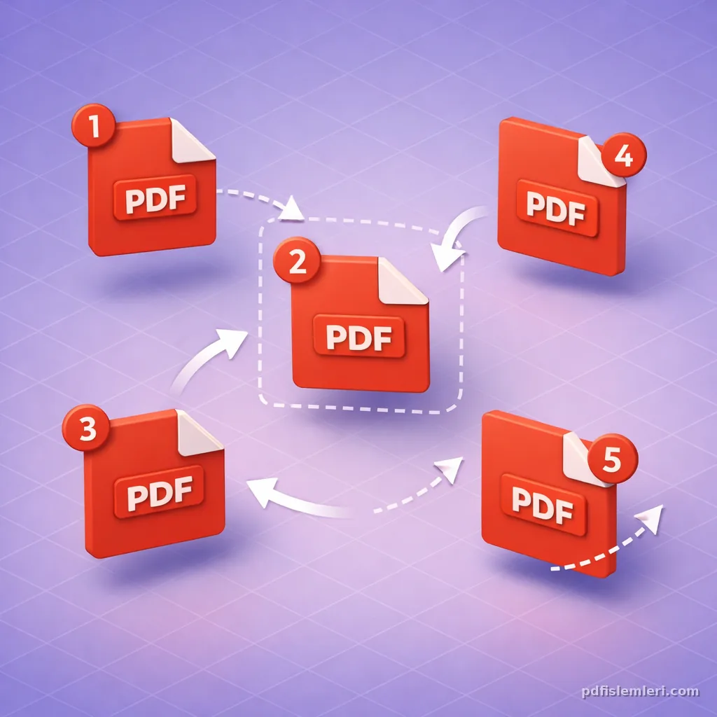PDF Sayfalarını Sıralama