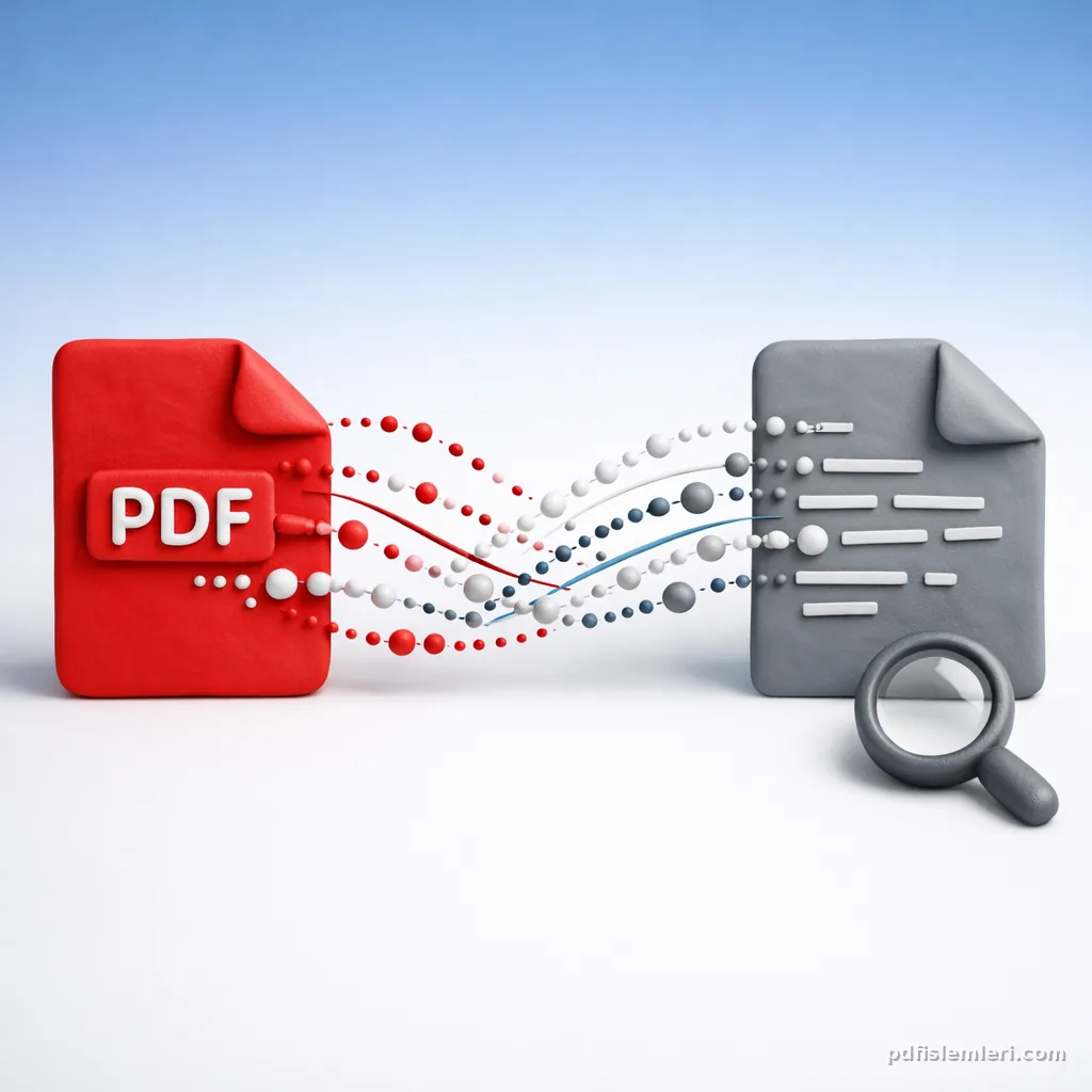 PDF'den TXT'ye Dönüştürme