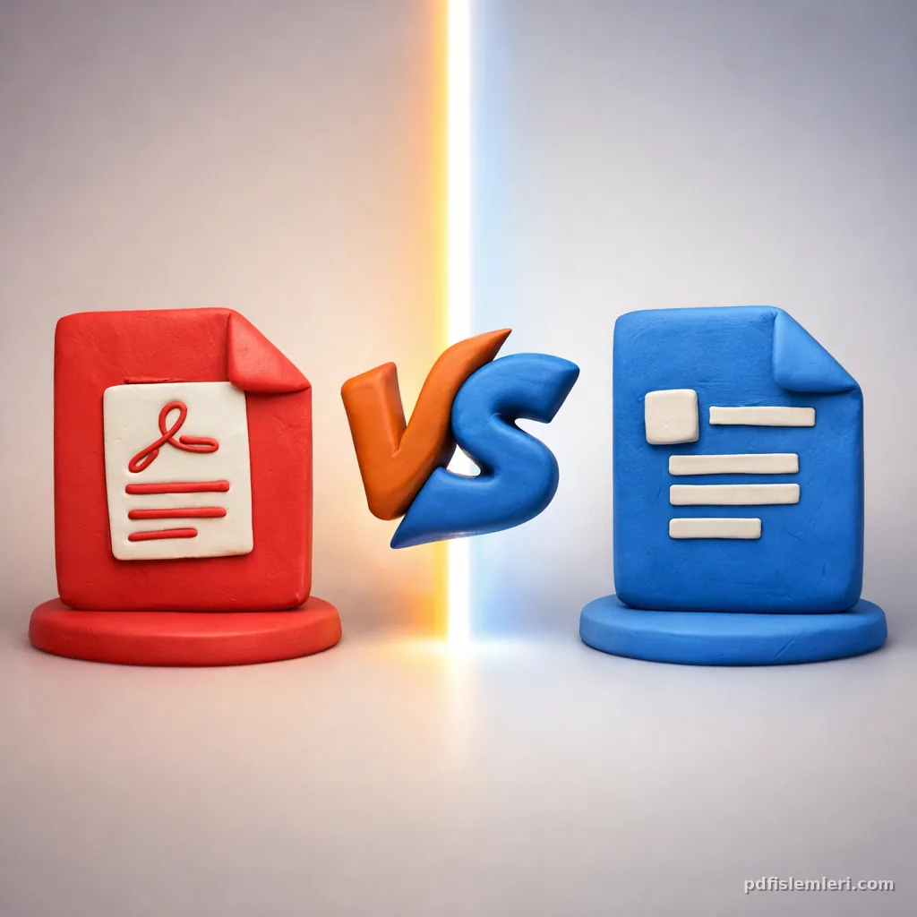 PDF vs Word Karşılaştırma