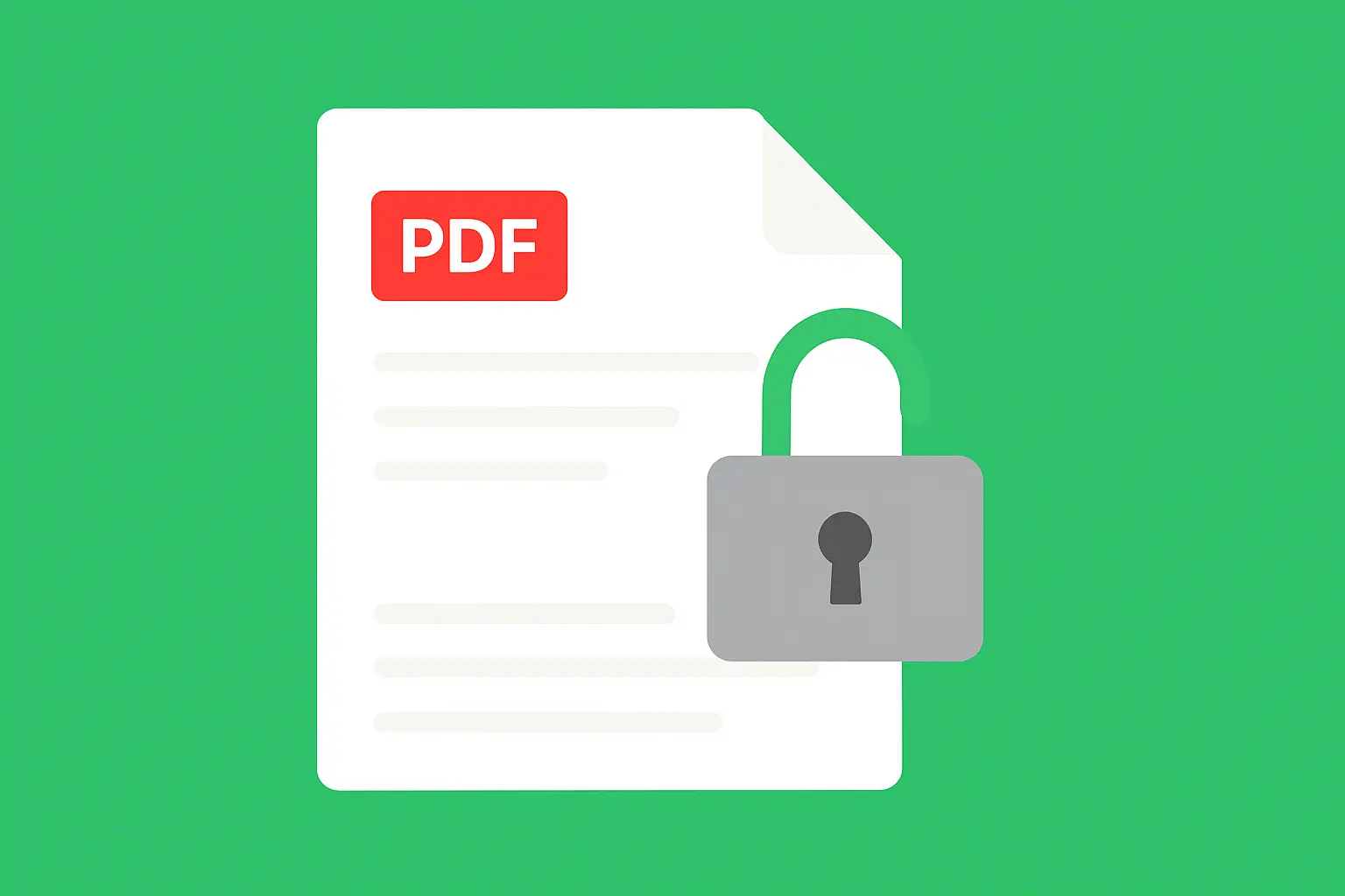 PDF Şifre Kaldırma