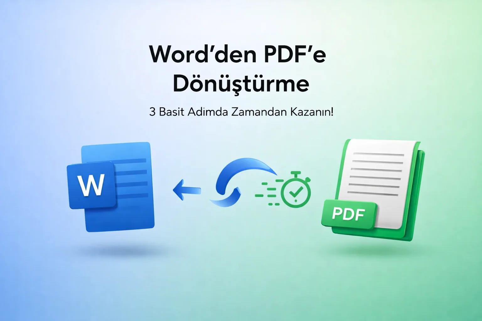 Word'den PDF'e Dönüştürme